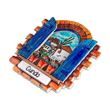 Cunda Themed Myros Local Design Polyester Refrigerator Magnet - 9