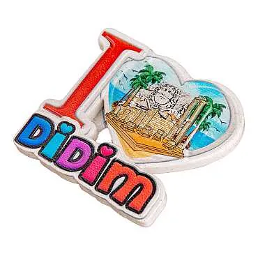 Didim Themed Myros Traditional Polyester Refrigerator Magnet - 22