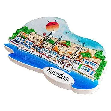Kuşadası Temalı Myros Yöresel Polyester Magnet - 35