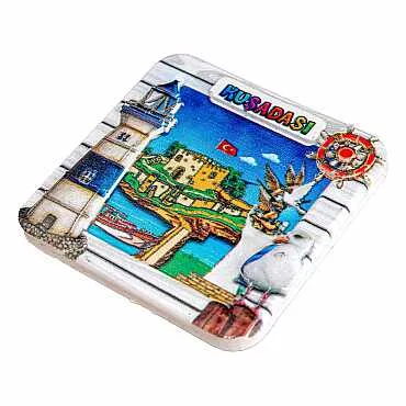 Kuşadası Temalı Myros Yöresel Polyester Magnet - 36