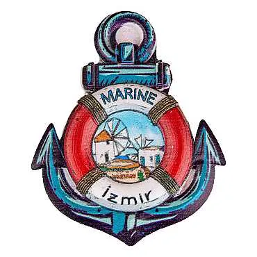 İzmir Temalı Myros Yöresel Polyester Magnet - 27