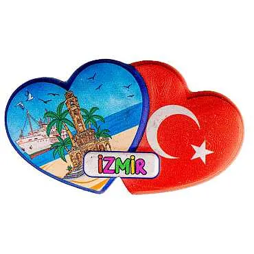 İzmir Temalı Myros Yöresel Polyester Magnet - 29