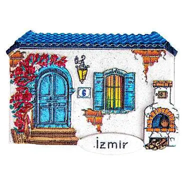 İzmir Temalı Myros Yöresel Polyester Magnet - 31