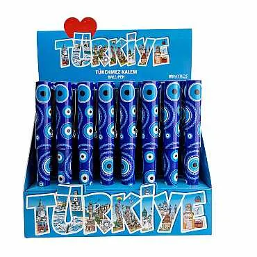 Wholesale Nazar Themed Retractable Ballpoint Pen