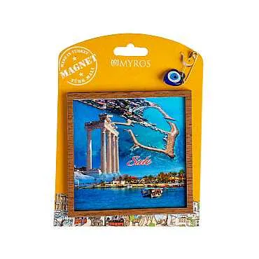 Side Themed Myros Carded Picture Refrigerator Magnet - 10