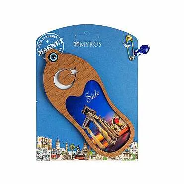 Side Themed Myros Carded Picture Refrigerator Magnet - 18