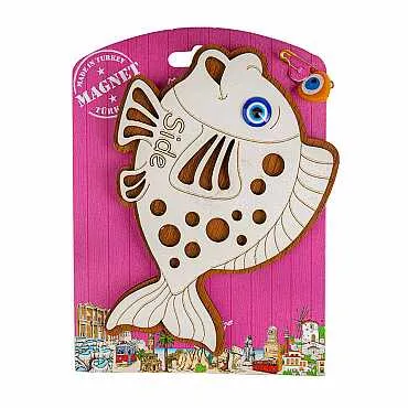 Side Temalı Myros Kartonetli Ahşap Magnet - 4
