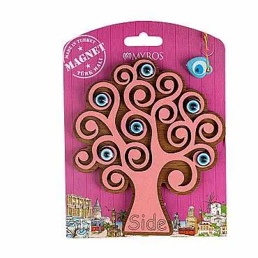 Side Temalı Myros Kartonetli Ahşap Magnet - 7