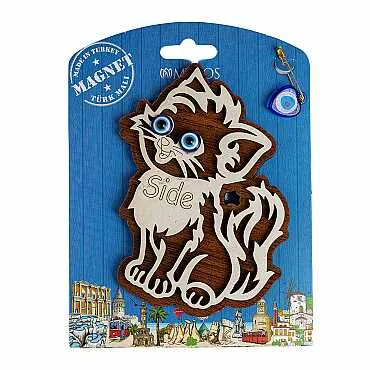 Side Temalı Myros Kartonetli Ahşap Magnet - 8