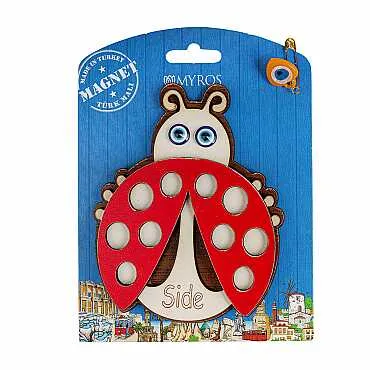 Side Temalı Myros Kartonetli Ahşap Magnet - 18