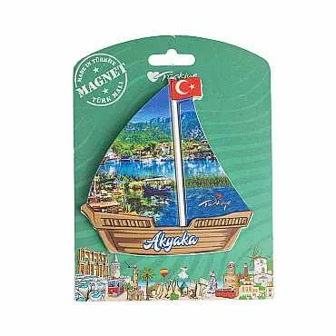 Akyaka Themed UV Printed Carded Plastic Refrigerator Magnet - 4