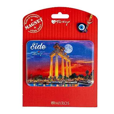 Side Themed UV Printed Carded Plastic Refrigerator Magnet - 4
