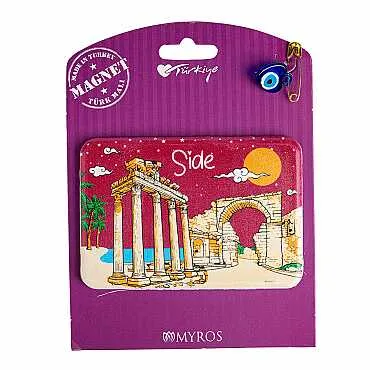 Side Themed UV Printed Carded Plastic Refrigerator Magnet - 5