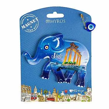 Side Themed UV Printed Carded Plastic Refrigerator Magnet - 7