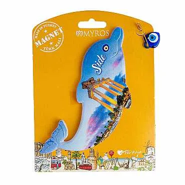 Side Themed UV Printed Carded Plastic Refrigerator Magnet - 8