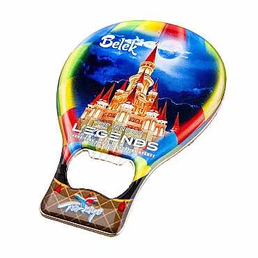 Belek Temalı Myros Metal Balon Açacak Magnet T 102x73 mm - 7
