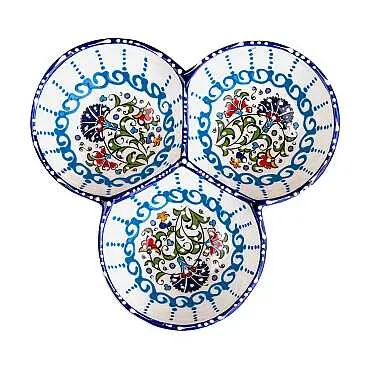 SAMUR ÜÇLÜ ORTA YUVARLAK ÇEREZLİK (18 CM)