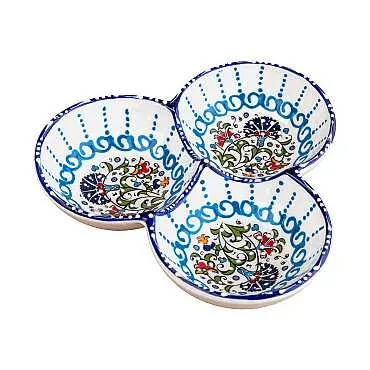 SAMUR ÜÇLÜ ORTA YUVARLAK ÇEREZLİK (18 CM) - 6