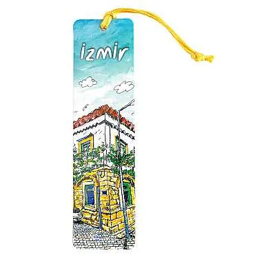İzmir Temalı İPLİ KİTAP AYRACI