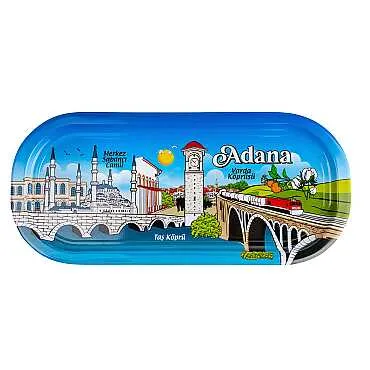 Adana Temalı Oval Tepsi (35X16 Cm)