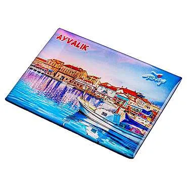 Ayvalık Temalı Myros Dikdörtgen Magnet 80x55 cm - 5
