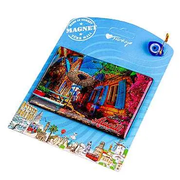 Altınoluk Temalı Myros Kartonetli Magnet - Standart - 2