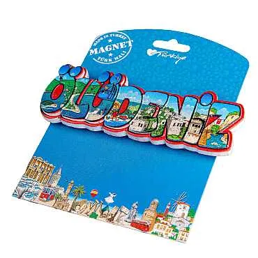Fethiye Bölgesi Temalı Kartonetli Uv Polyester Magnet - 9