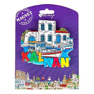 Kalkan Temalı Kartonetli Uv Polyester Magnet
