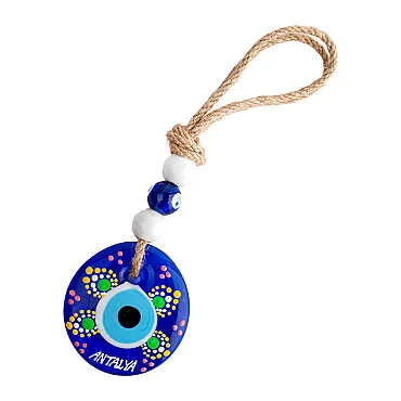Antalya Temalı MANDALA DESENLİ NAZAR DUVAR SÜSÜ 10 CM