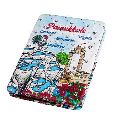 Pamukkale Temalı Myros Dikdörtgen Pu Ayna - 6