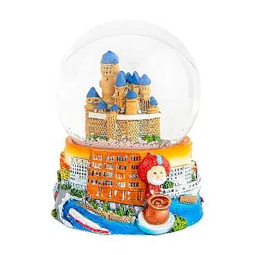Eskişehir Temalı Polyester Kar Küresi 65 mm - Standart - 2