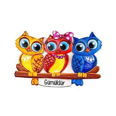 Gümüldür Temalı Myros Yöresel Polyester Magnet