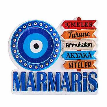 Marmaris Bölgesi Temalı Myros Yöresel Polyester Magnet