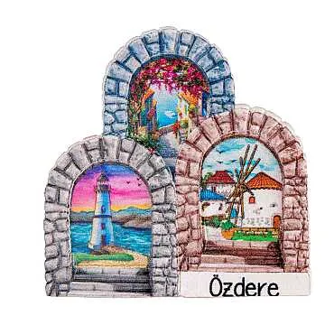 Özdere Temalı Myros Yöresel Polyester Magnet