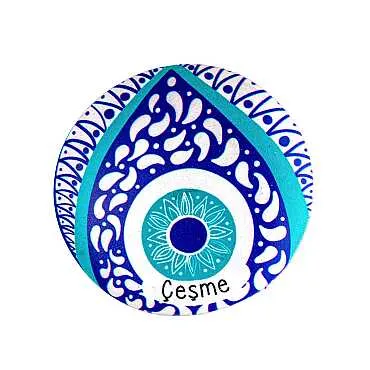 Çeşme Temalı Polyester Taş Magnet
