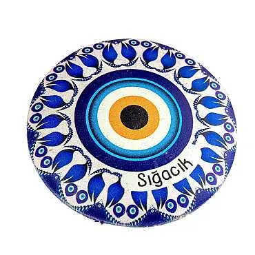 Sığacık Temalı Polyester Taş Magnet - 7