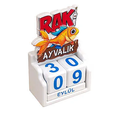 Ayvalık Temalı UV BASKILI POLYESTER MASA TAKVİMİ - 6