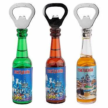 Eskişehir Temalı Metalize Şişe Açacak Magnet - 2