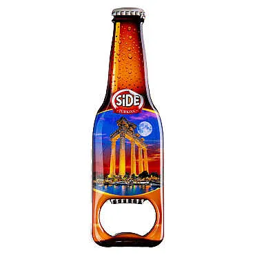 Side Temalı Myros Metal Bira Şişesi Açacak Magnet 130x39 mm - 3
