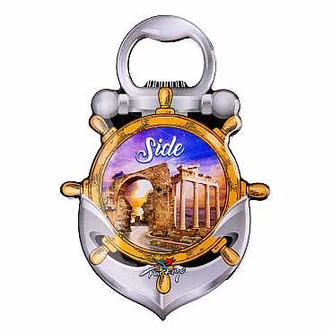 Side Temalı Myros Metal Çapa Açacak Magnet 105x72 mm - 4