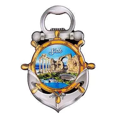 Side Temalı Myros Metal Çapa Açacak Magnet 105x72 mm - 5