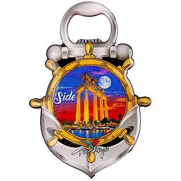 Side Temalı Myros Metal Çapa Açacak Magnet 105x72 mm - 6