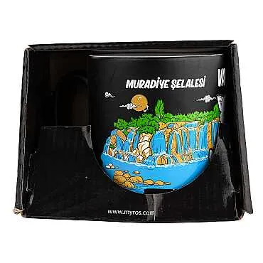 Van Temalı Kutulu Renkli Baskılı Seramik Kupa 82x90 mm - 6