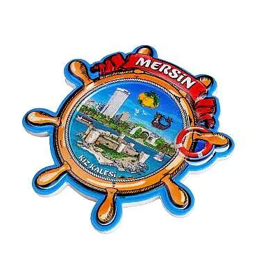 Mersin Temalı Myros Yöresel Polyester Magnet - 3