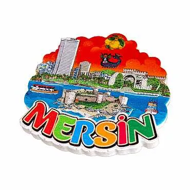 Mersin Temalı Myros Yöresel Polyester Magnet - 5