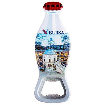 Bursa Temalı Myros Şişe Açacak Magnet 42x120 mm - 3