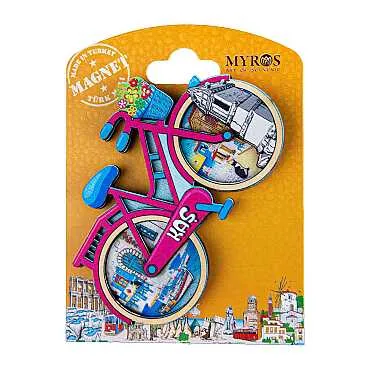 Kalkan Temalı Uv Baskılı Kartonetli Ahşap Magnet - 7