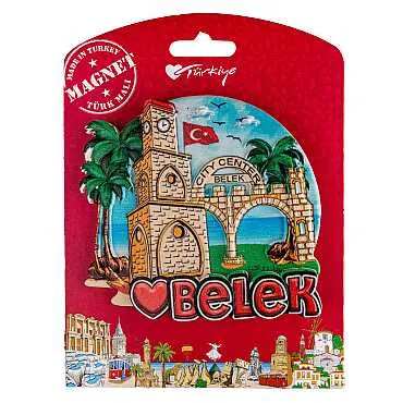 Belek Temalı Kartonetli Uv Polyester Magnet - 5
