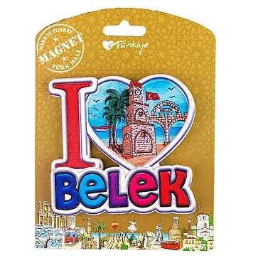 Belek Temalı Kartonetli Uv Polyester Magnet - 4