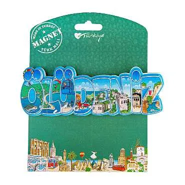 Fethiye Bölgesi Temalı Kartonetli Uv Polyester Magnet - 4